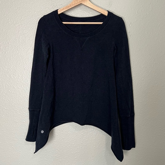 Lululemon Tea Lounge Pullover Heathered Deep Navy - Picture 6 of 12